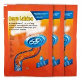 Soluție praf pentru desfundat țevi cu apă caldă, Set 3 buc, 80g, CMCLASS
