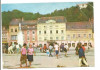 Carte postala-Brasov-Piata 23 August, Circulata, Printata