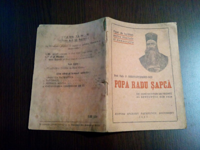 POPA RADU SAPCA Conducator..al Revolutieidin 1848 - P. Constantinescu-Iasi 1945 foto