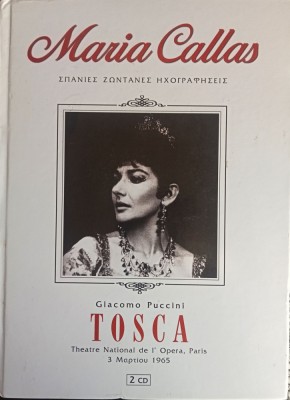 2Cd Maria Callas Tosca Carte libret foto