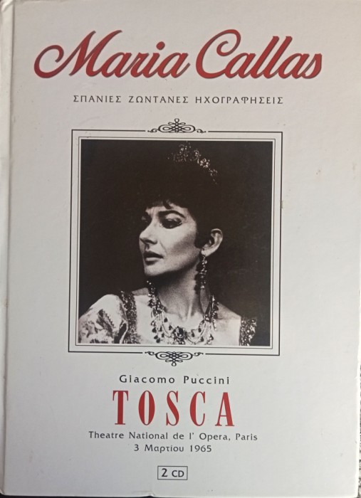 2Cd Maria Callas Tosca Carte libret
