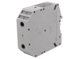 Conector de șine 150mm2, 2 borne, gri, lățime 31mm