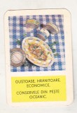 Bnk cld Calendar de buzunar 1979 - Conserve din peste oceanic