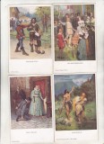 bnk cp Austria - Arta - lot 9 carti postale uzate