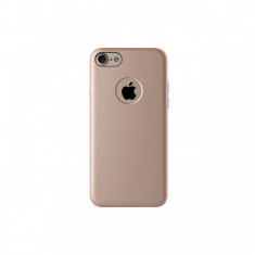 Carcasa iPhone 7/8/SE2020/SE2022 Mcdodo Magnetic Gold(textura fina, placuta metalica integrata)