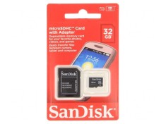 Card de memorie microSDHC 32GB cu adaptor SD