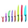 Set cutite inox Floria, 8 piese, Multicolor