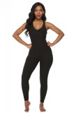 G731-1 Salopeta lunga cu model texturat si spatele gol, L/XL, M/L