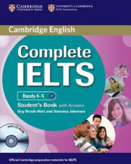 Complete Ielts Bands 4-5 Student&amp;#039;s Book with Answers [With CDROM] foto