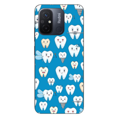 Husa compatibila cu Xiaomi Redmi 12C Silicon Gel Tpu Model Dentist Pattern foto