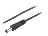 Cablu Alimentare DC 5,5/2,5 Negru 1,5m