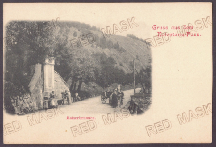 4979 - TURNU ROSU, Sibiu, Litho, Romania - old postcard - unused
