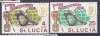 DB1 Santa Lucia 1966 Fotbal CM Anglia Cupa Jules Rimet 2 v. MNH, Nestampilat