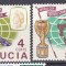DB1 Santa Lucia 1966 Fotbal CM Anglia Cupa Jules Rimet 2 v. MNH