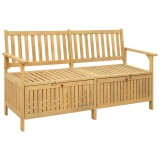 vidaXL Bancă cu spațiu de depozitare cu depozitare Acacia Solidă 42026798