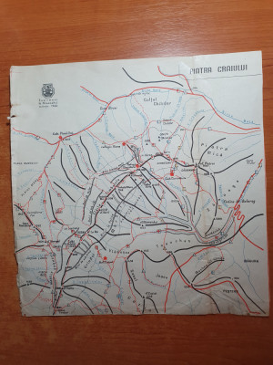 harta piatra craiului - din anul 1960 foto