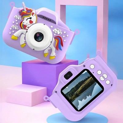 Camera foto pentru copii Smart Fun HD unicorn, aparat digital pentru cei mici foto