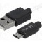 Cablu USB A mufa, USB B micro mufa, USB 2.0, lungime 1.8m, alb, negru, LOGILINK - CU0063