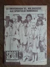 Revista Sport nr. 7 / 1983 / CSP foto