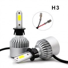 Set becuri LED auto S2, 8000 lumeni, 6000k - H3 foto