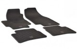Covorase Auto Cauciuc Hyundai Accent (2006-) Umbrella, Gri Carbon, Anti-Alunecare, Set Complet Fata+Spate, Bordura Inalta