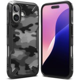 Husa pentru iphone 16 - ringke fusion x design - camo black