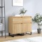 Gossi servante, 2 buc., stejar sonoma, 40x35x70 cm, lemn prelucrat