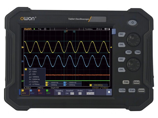 Osciloscop Portabil 100MHz LCD TFT 4 Canale TAO3104A