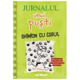 Jurnalul unui Pusti, Vol. 8: Ghinion Cu Carul - Carte Copii, Jeff Kinney, Ilustratii Alb-Negru, Traducere Andra Matzal