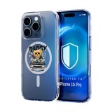 Husa pentru iphone 16 pro max, atasare magnetica, magsafe, the sugar daddy, clear