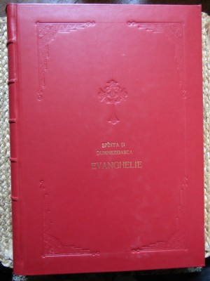 Sfanta si dumnezeiasca Evanghelie 1983 ICOANELE DIN CASETE PICTATE MANUAL foto