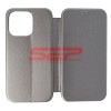 Husa Flip Cover Apple iPhone 13 Pro, Fossil Gray, Protectie Completa