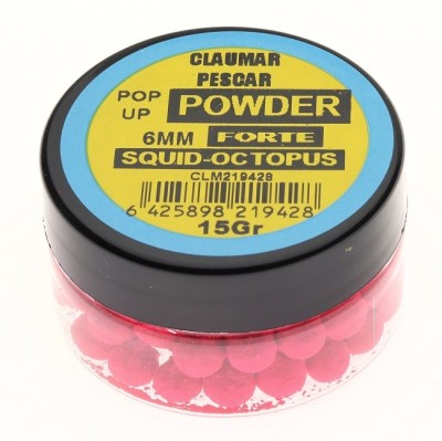 Pop-up Forte Powder Claumar Squid - Octopus 15GR 6mm foto