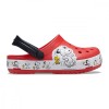Saboti Crocs Fun Lab Snoopy Woodstock Clog Rosu - Flame, 19, 20, 22, 23, 32, 33