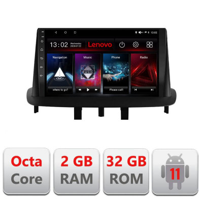 Navigatie dedicata Renault Megane 3 D-145 Lenovo Octa Core cu Android Radio Bluetooth Internet GPS WIFI DSP 2+32 GB 4G KIT-145+ CarStore Technology foto