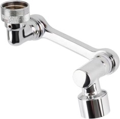 Adaptor cu Economizor de Apa Integrat si 2 Moduri de Functioanre, Extensie Robinet cu Brat Rotativ 180&deg;, Otel Premium, CBD CORAL BEST DEALS 9.5 cm 9.5