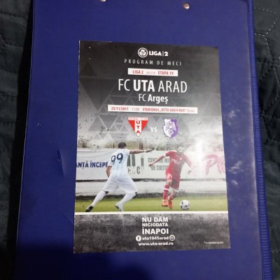 program UTA - F C Arges foto