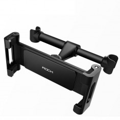 Suport de tetiera pentru tableta si telefon Rock Headrest Mount Black foto