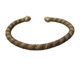 BRĂȚARĂ DE TIP CUFF VINTAGE DIN CUPRU ȘI ALAMĂ