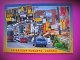 HOPCT 7368 CARTIERUL CHINEZESC-CHINA TOWN - TORONTO -ONTARIO- -CANADA -AMERICA DE NORD -NECIRCULATA