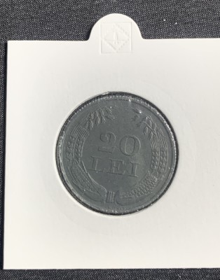 Moneda 20 lei 1942 foto