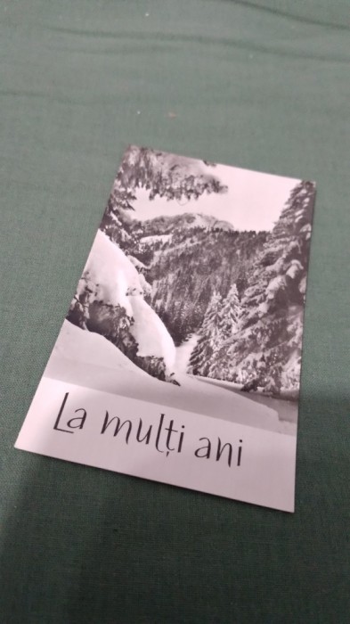 CARTE POSTALA FELICITARE CIRCULATA