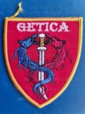 Ecuson Lupul Dacic emblema patch original 1 Dacia Getica
