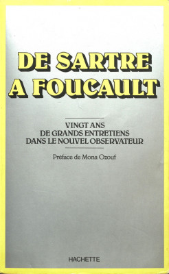 De Sartre a Foucault / Nicole Muchnik foto