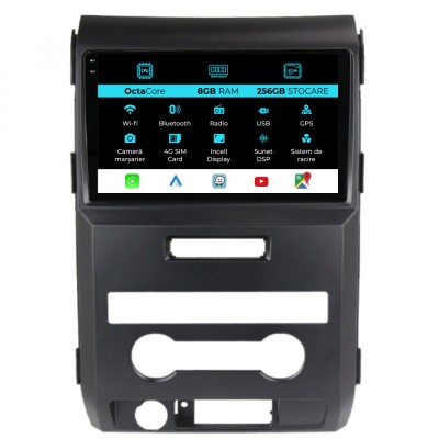 Navigatie Dedicata Ford F150 (2008-2014), 9Inch, 8Gb Ram, 256Gb Stocare, Carplay foto