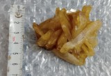 Baritina galbena-portocalie 6 cm. cristale tubulare