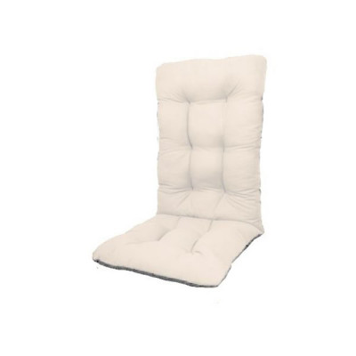 Perna pentru scaun de casa si gradina cu spatar, 48x48x75cm, culoare alb foto