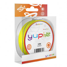 Fir Monofilament Delphin YUPIE, Fluo Yellow, 300m (Diametru fir: 0.22 mm)