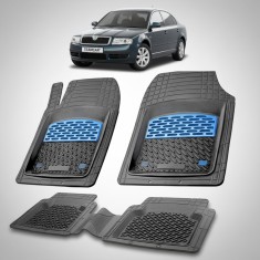 Covorașe Skoda Superb I 2001-2008 | Blue Edition &ndash; TeamCar&reg;