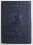 DIPLOMA DE ABSOLVIRE ( CARNET ) AL SCOLII TEHNICE SANITARE DIN BUCURESTI , IUNIE 1964